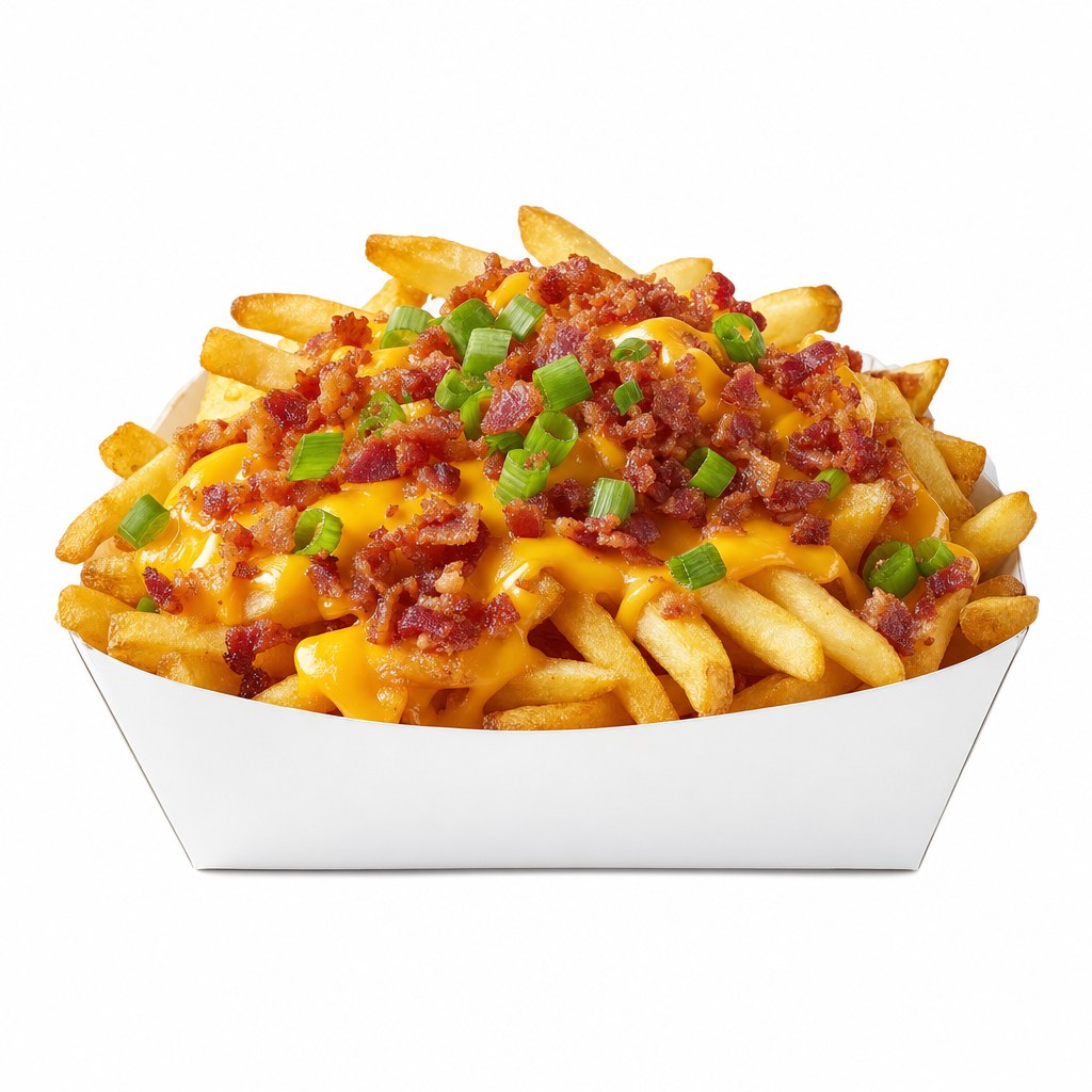 Loaded Bacon and Cheese Fries  — Mochinut Orlando Millenia